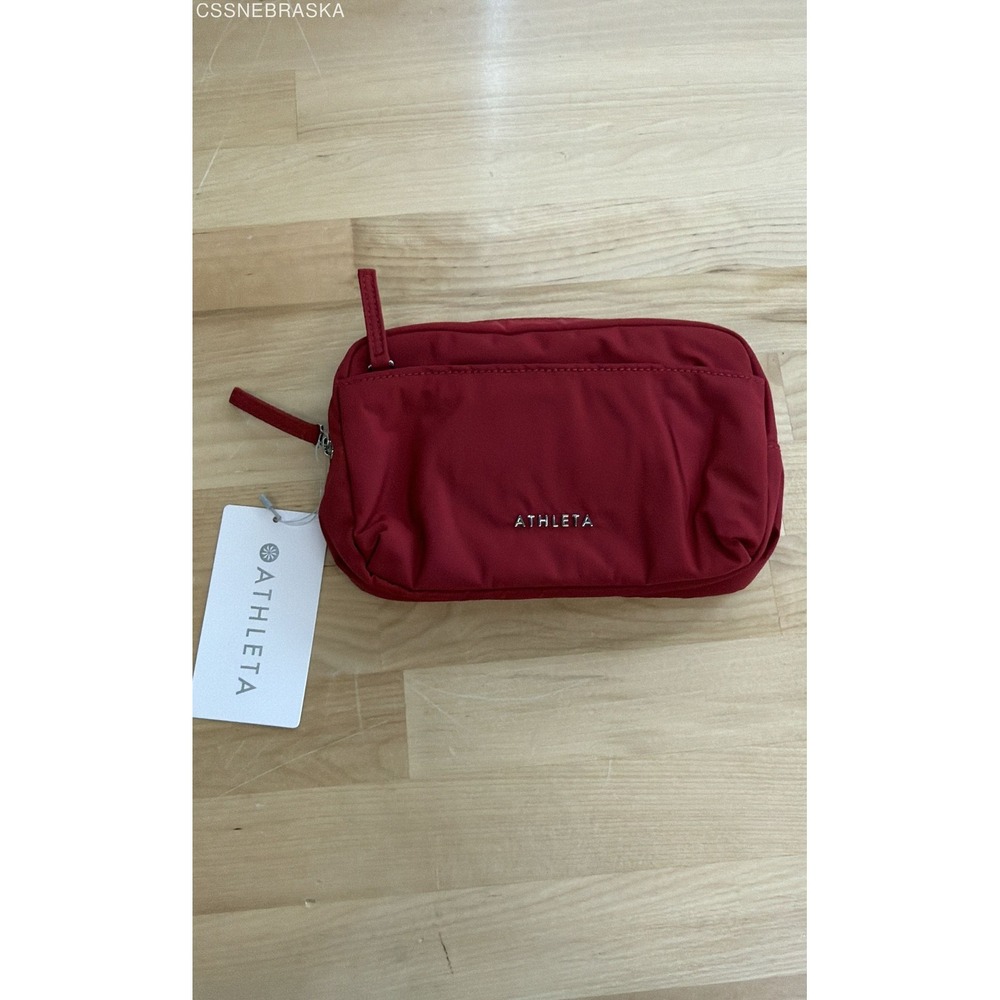 Athleta Red All About Belt Bag‎ NWT Recycled Water Repellent Waist Pack